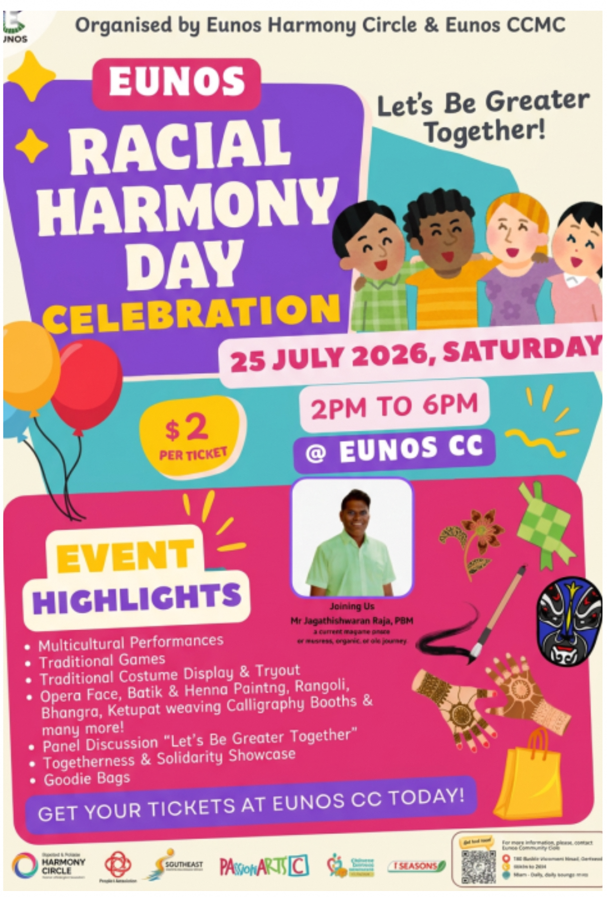 Eunos Racial Harmony Day celebration